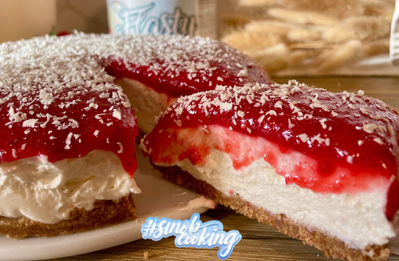 No Bake Spaghetti Eis Cheesecake