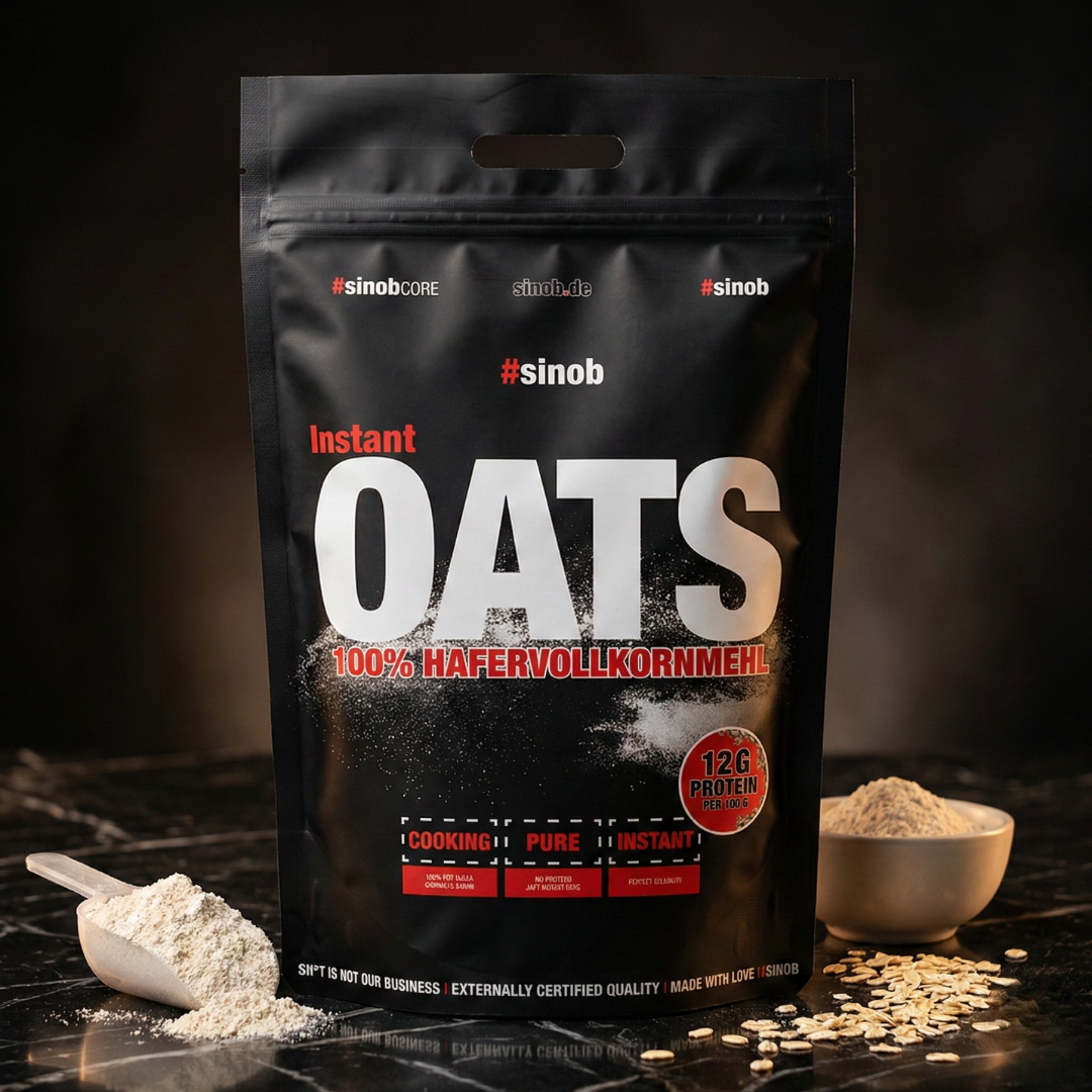 Core Instant Oats 4 kg von sinob – mikrofein vermahlener Hafer