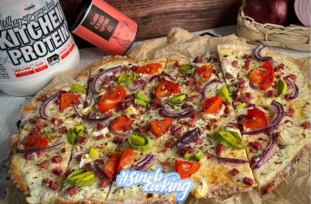 Protein-Flammkuchen