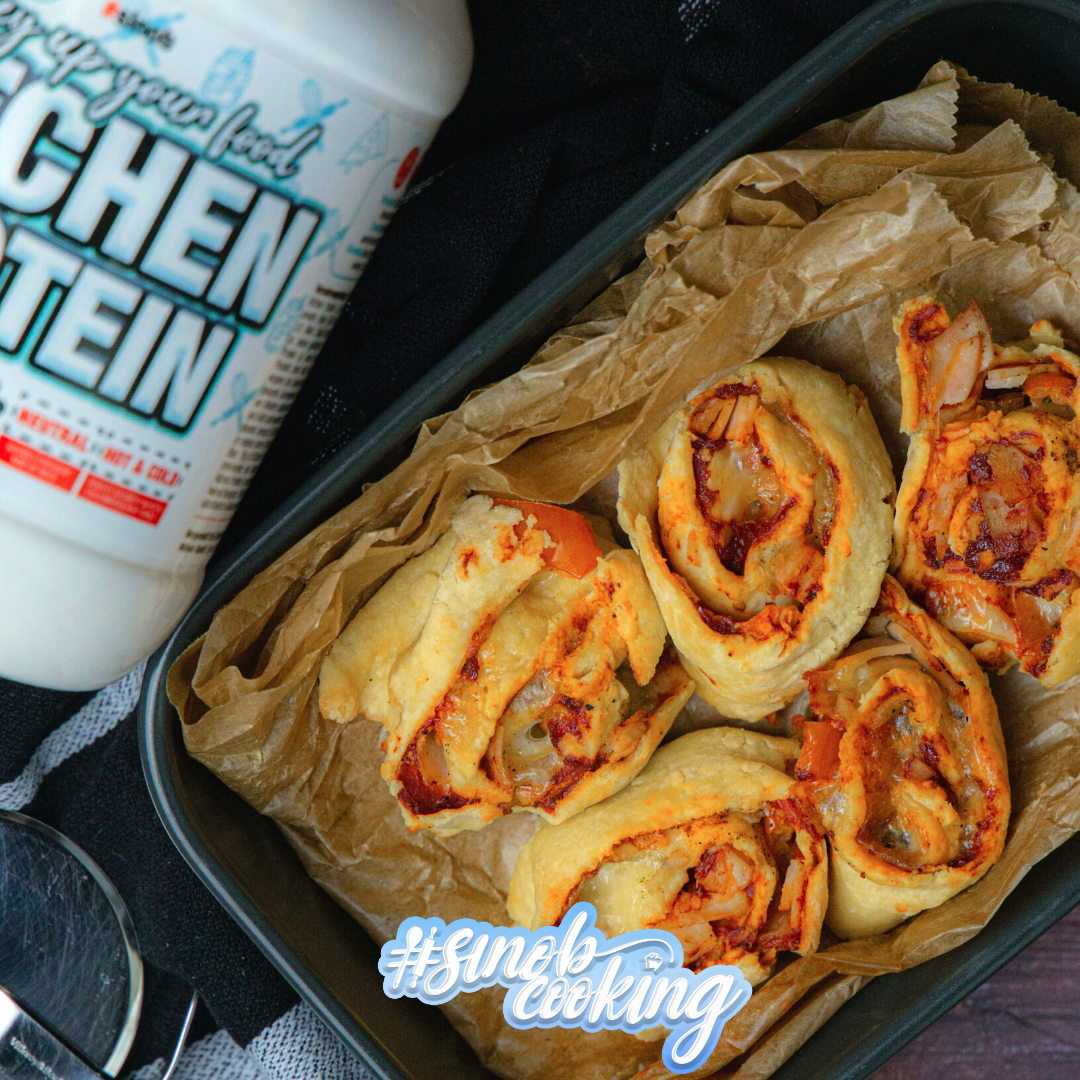 Protein-Pizzaschnecken