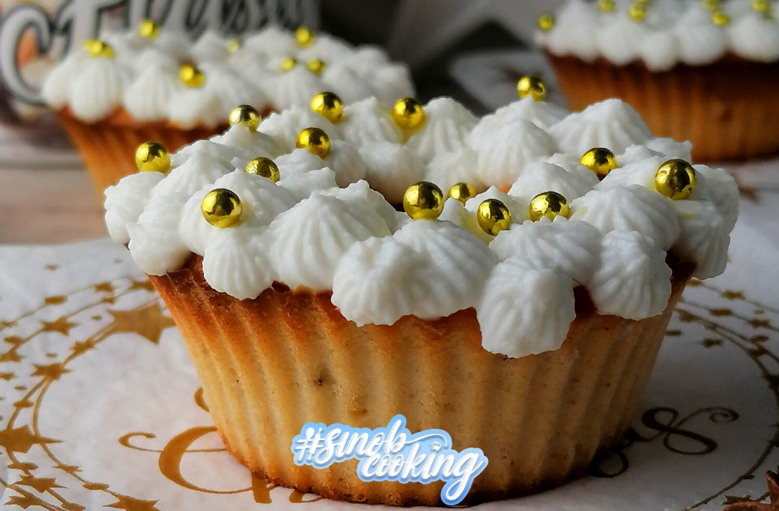 Apfel-Marzipan-Cupcakes