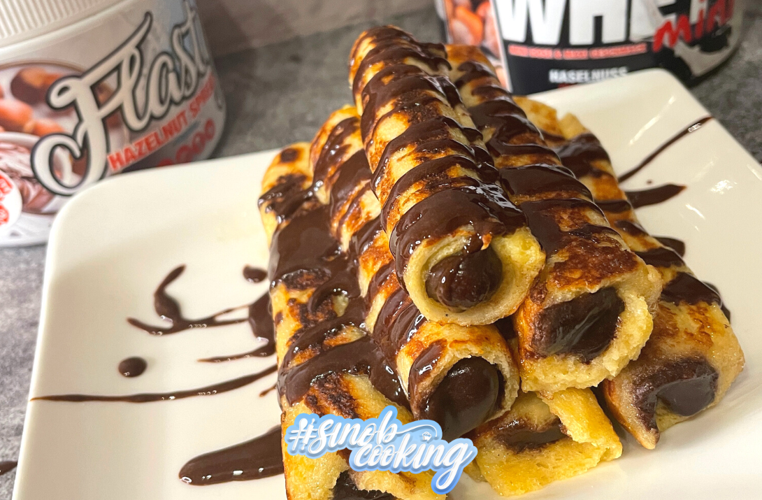 Zuckerfreie No-tella-French-Rolls