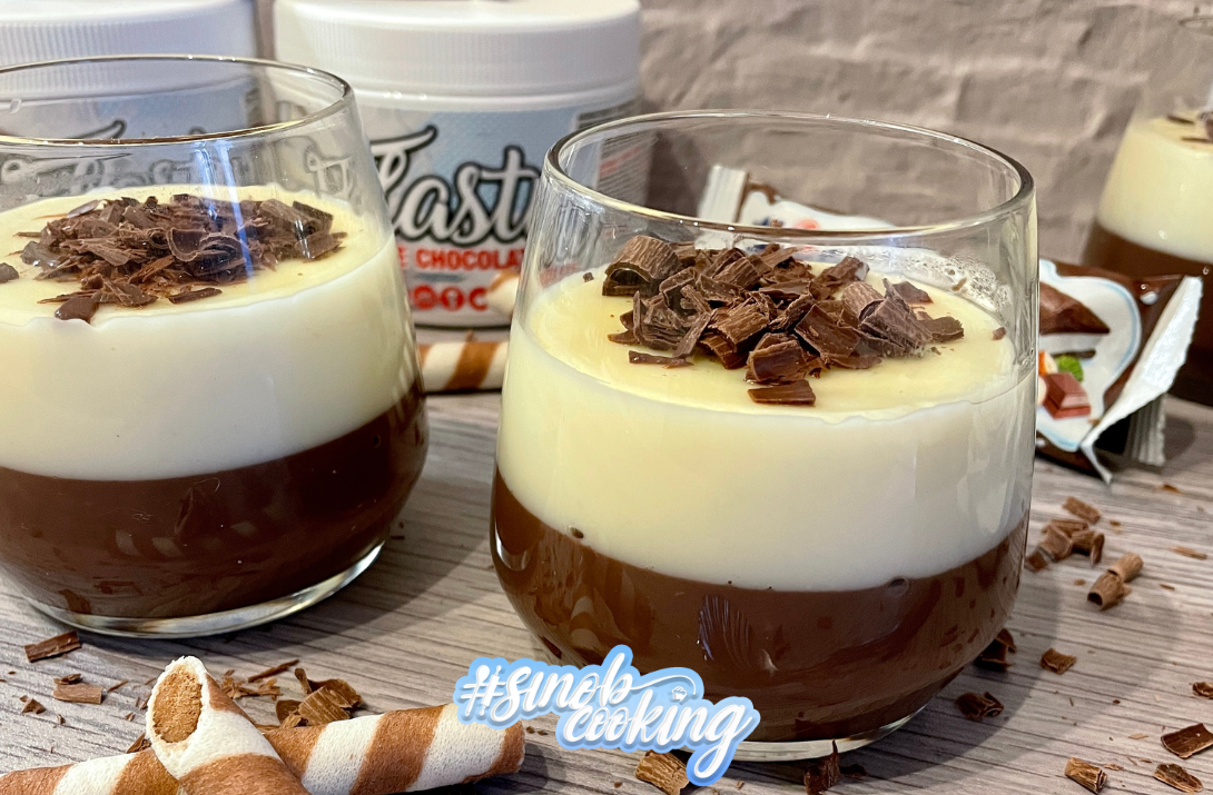 Kalorienarmer Schoko-Haselnuss-Pudding