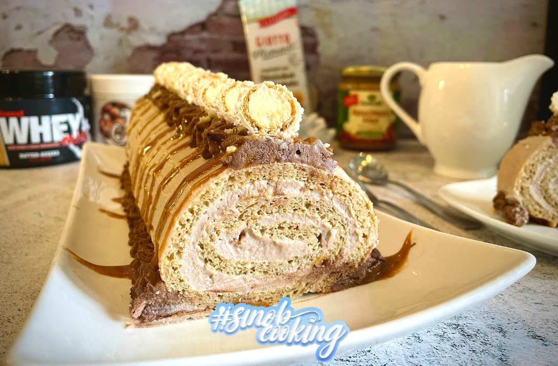 Kalorienarme Giotto-Biskuit-Rolle