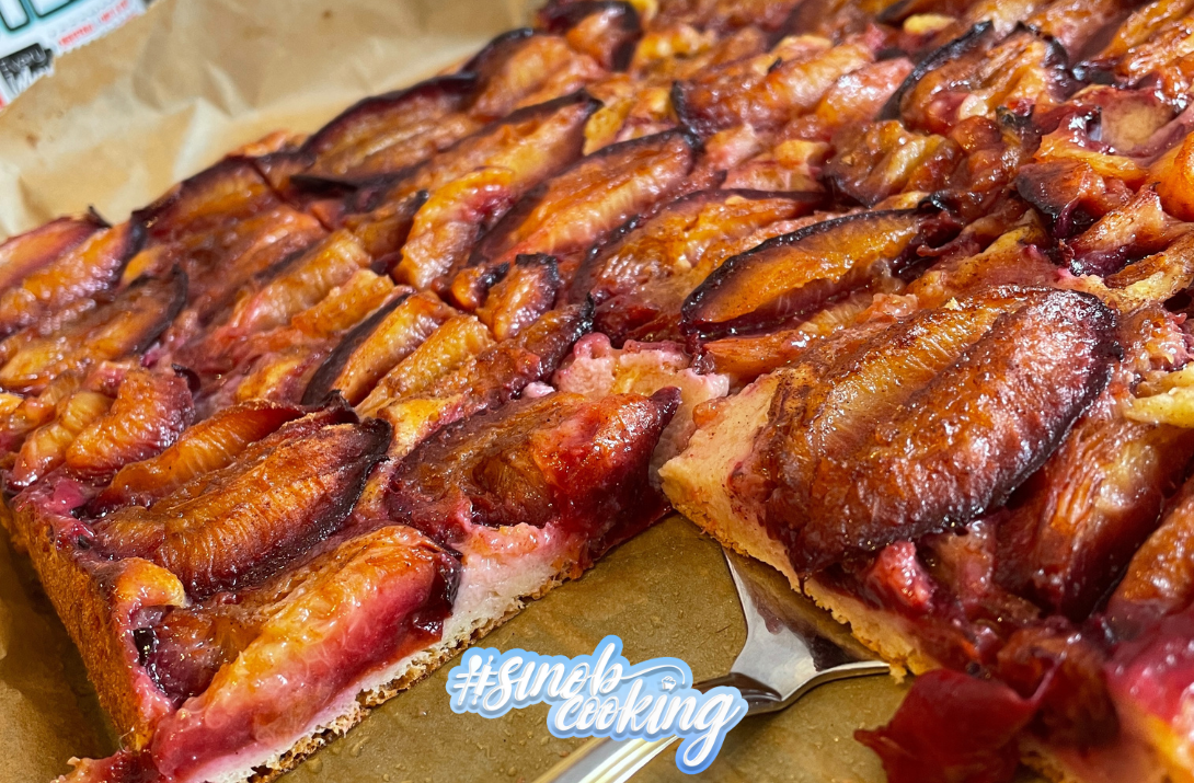 Kalorienarmer Zwetschgenkuchen nach Omas Art