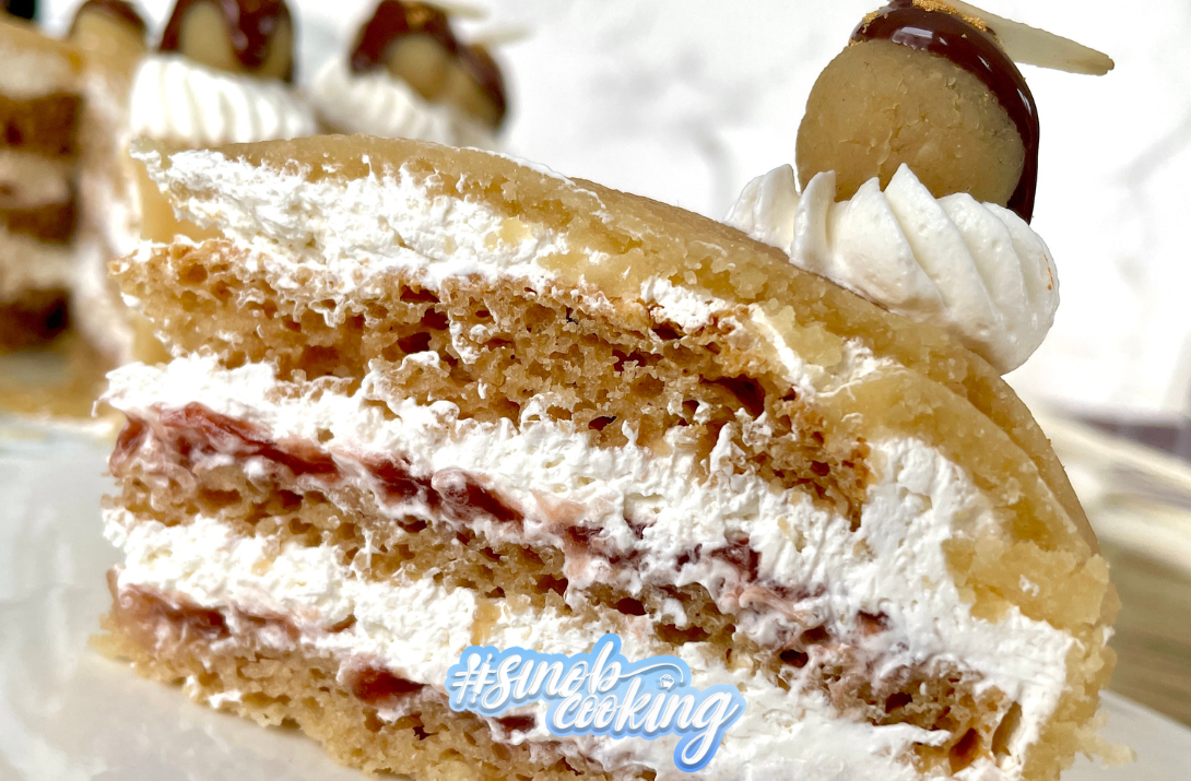 Zuckerfreie Marzipantorte