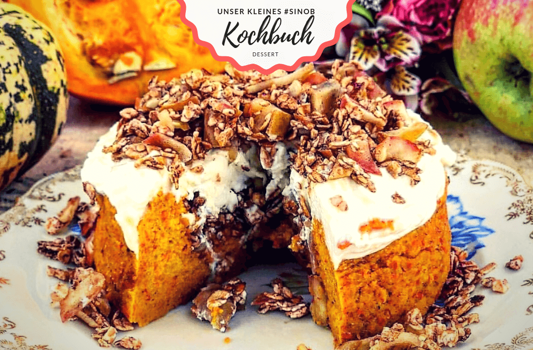 Pumpkin-Applecrumble-Küchlein