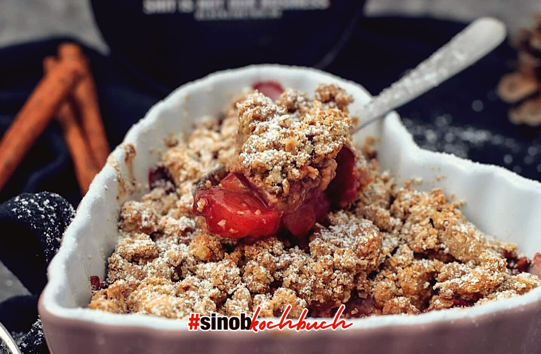 Pflaumen-Spekulatius-Crumble