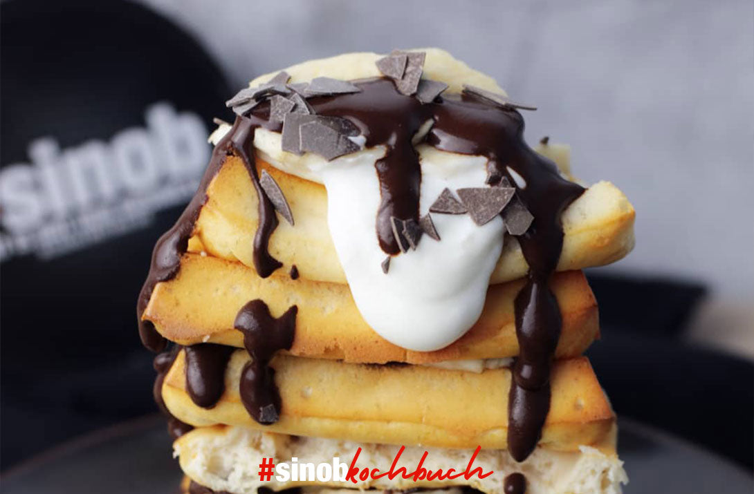 Banana-Split-Waffeln