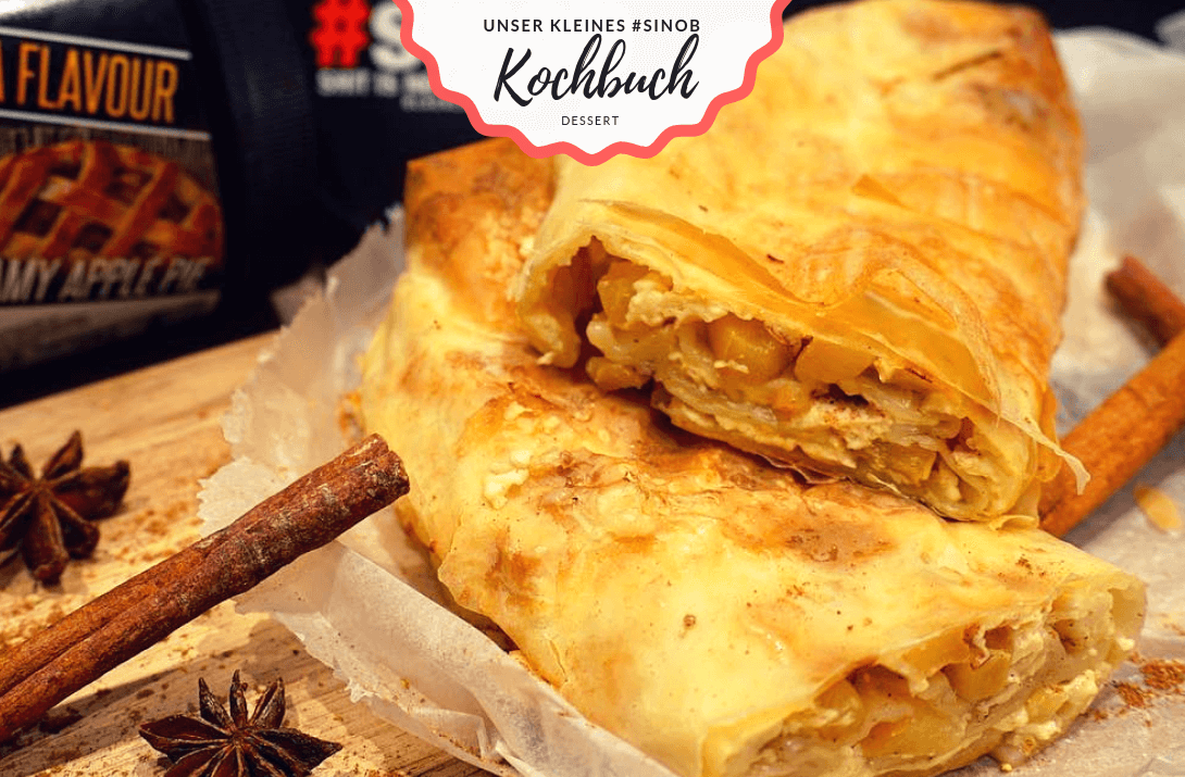Protein-Apfelstrudel