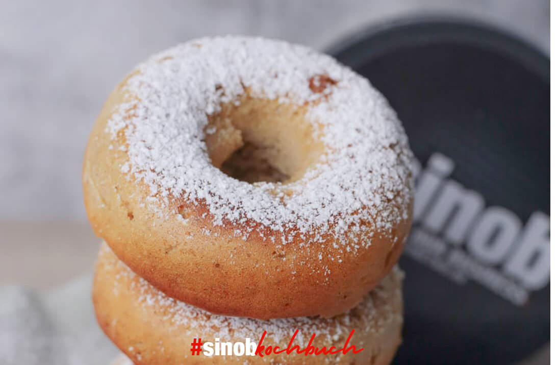 Apfel-Zimt-Protein-Donuts