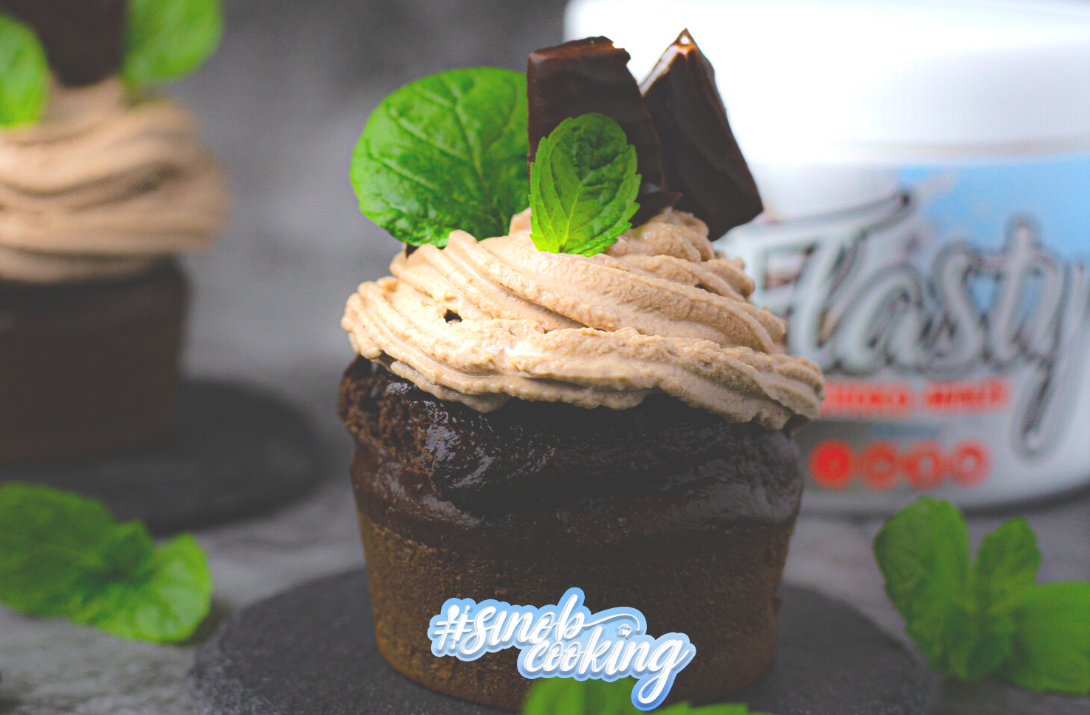 Schoko-Minz-Cupcakes