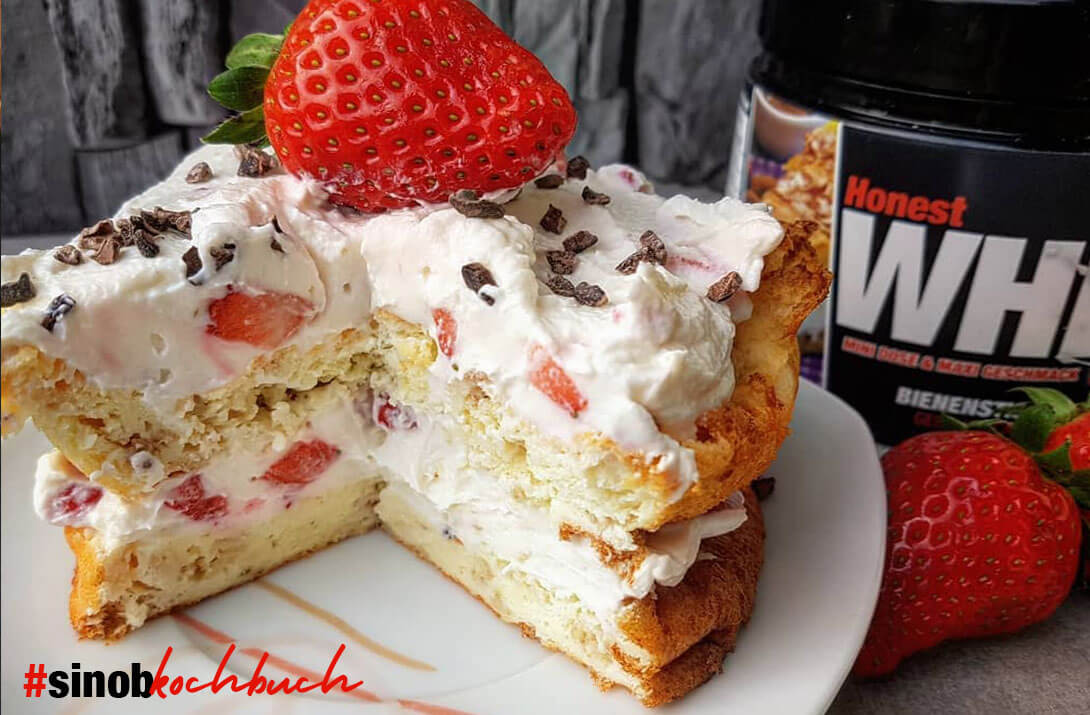 Erdbeer-Biskuit-Kuchen