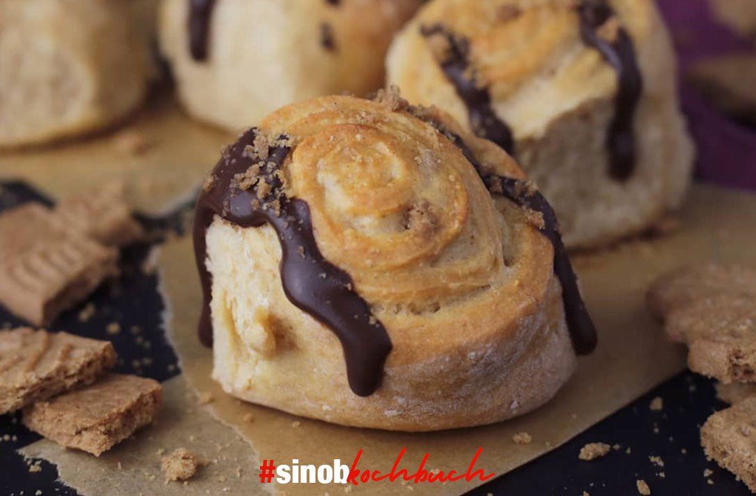 Spekulatius-Protein-Schnecken