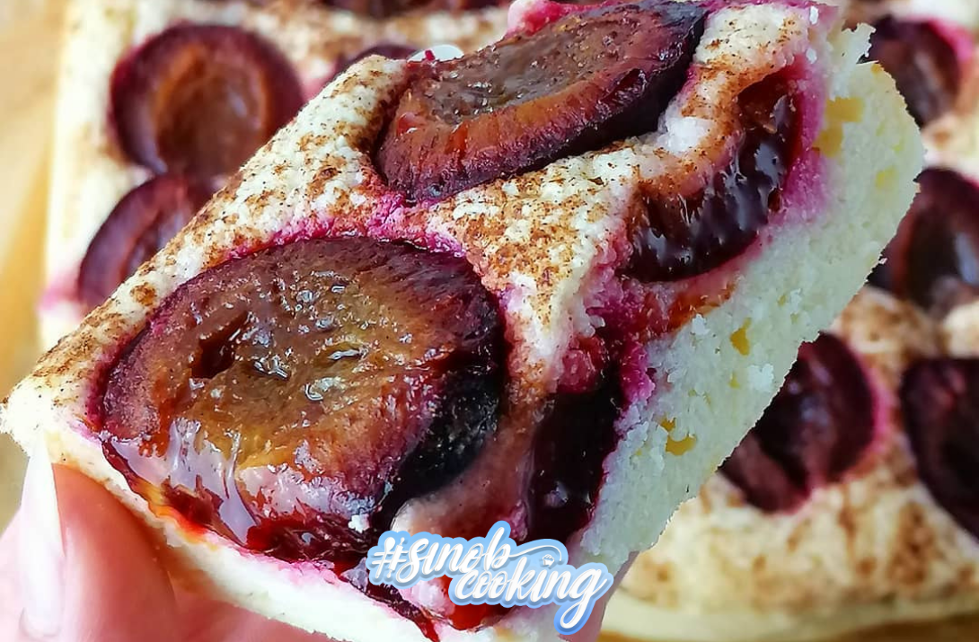 Zwetschgenkuchen mit Grieß