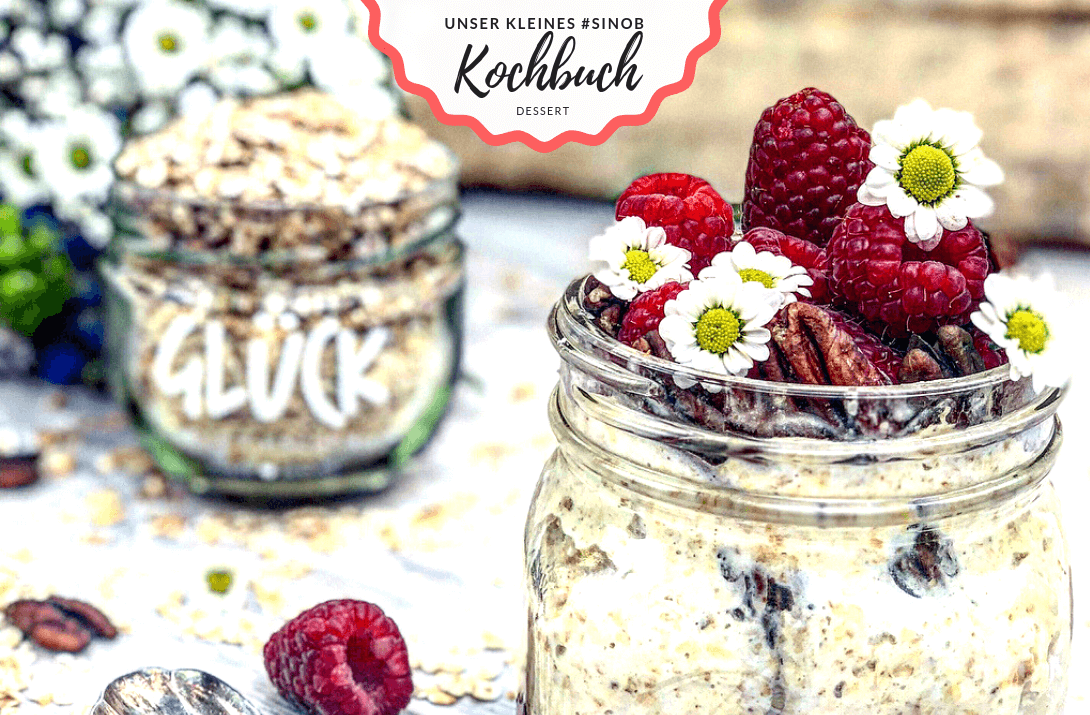 Himbeer-Oats im Glas