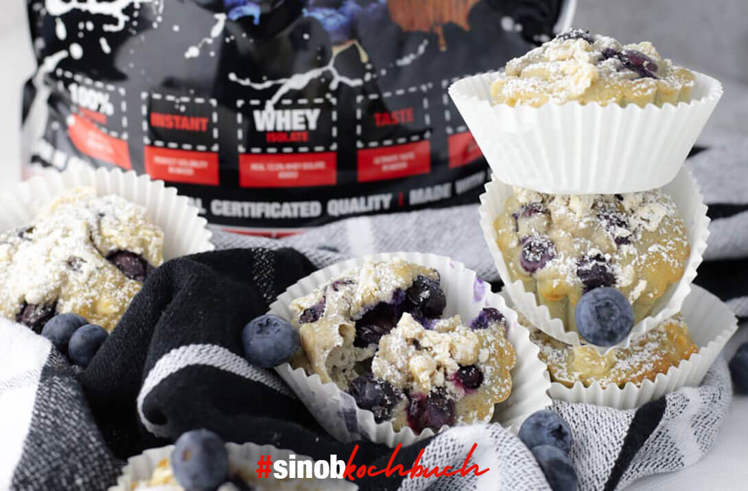 Blaubeer-Protein-Muffins