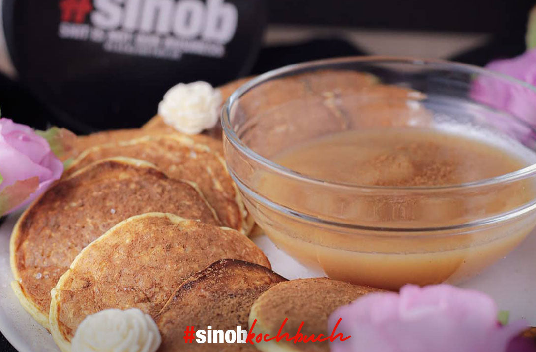 Apfel-Zimt-Protein-Pancakes