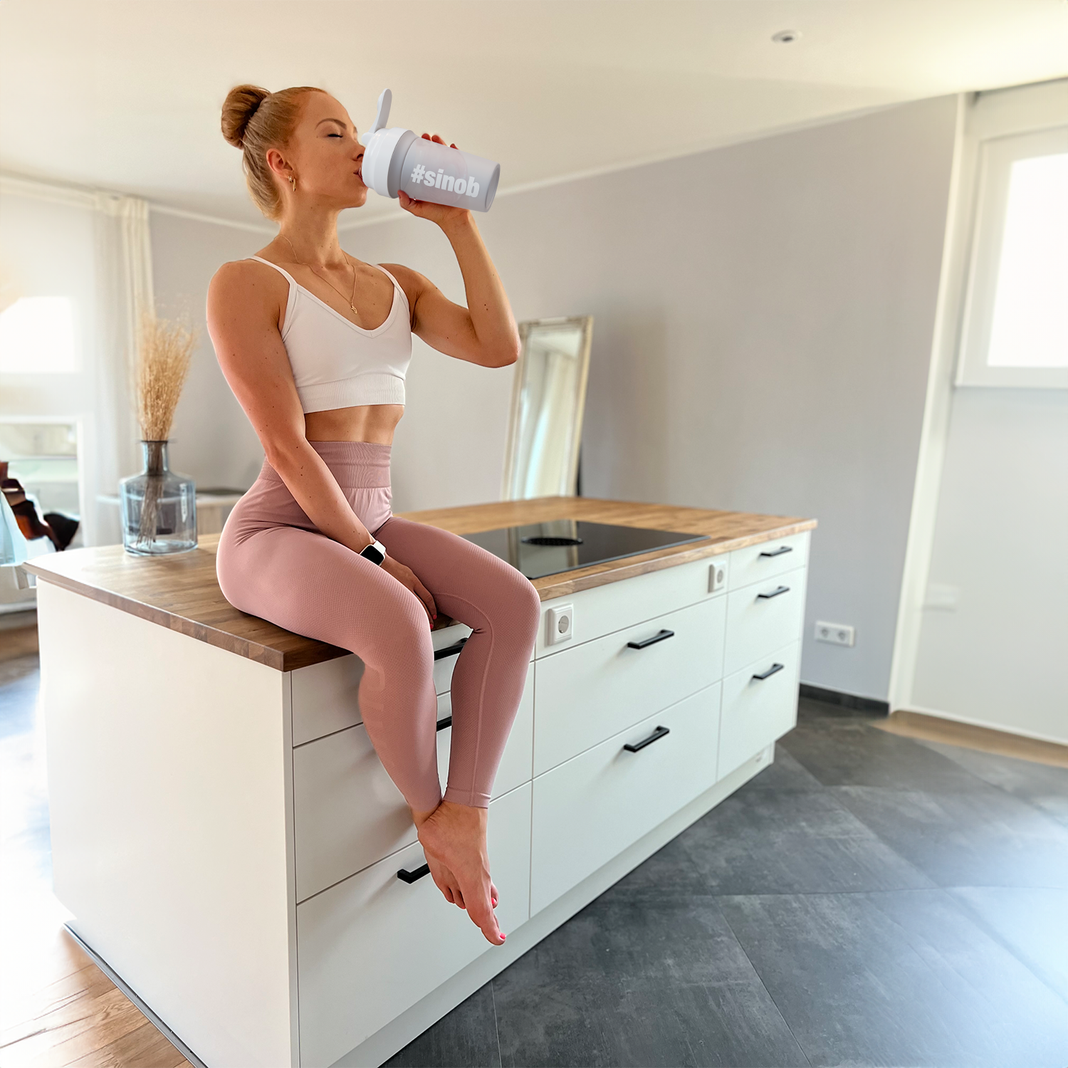 #sinob premium Shaker 600ml weiss