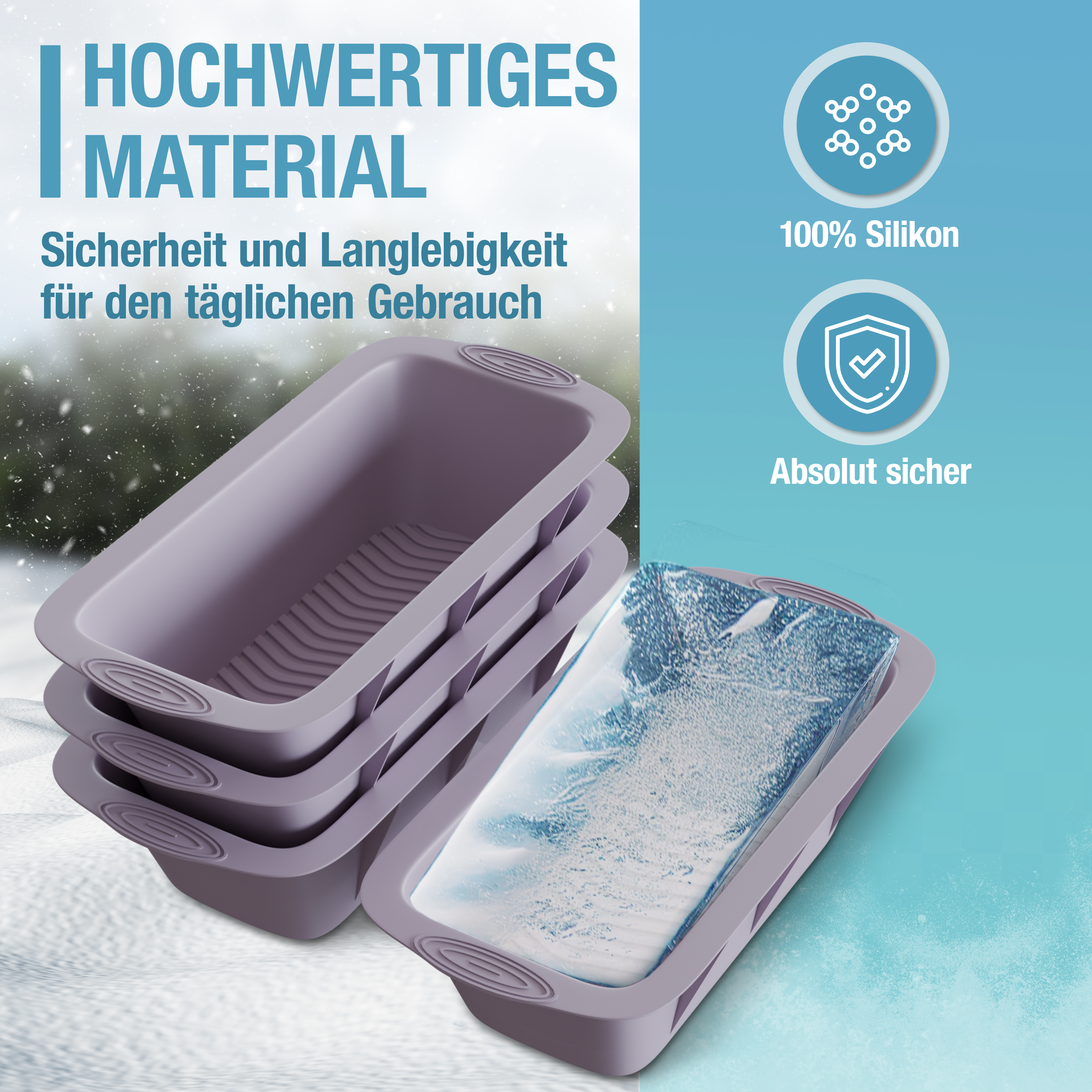 EiskaltGesund Eisbad Eisform (1x ca. 1kg Eis)