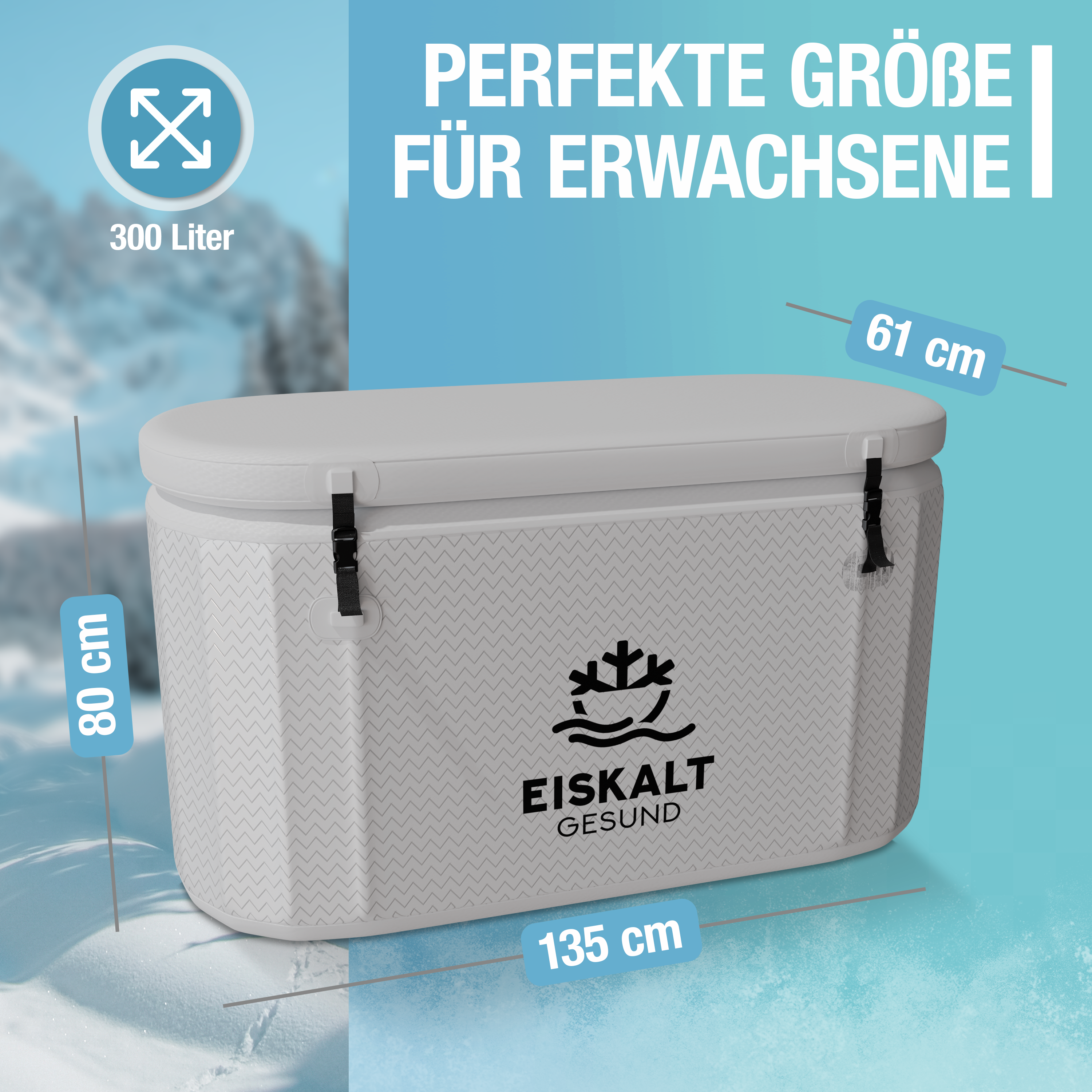 Eiskalt Gesund Eisbad deluxe