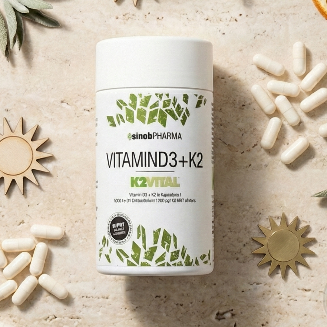 Vitamin D3+K2 60 Kapseln