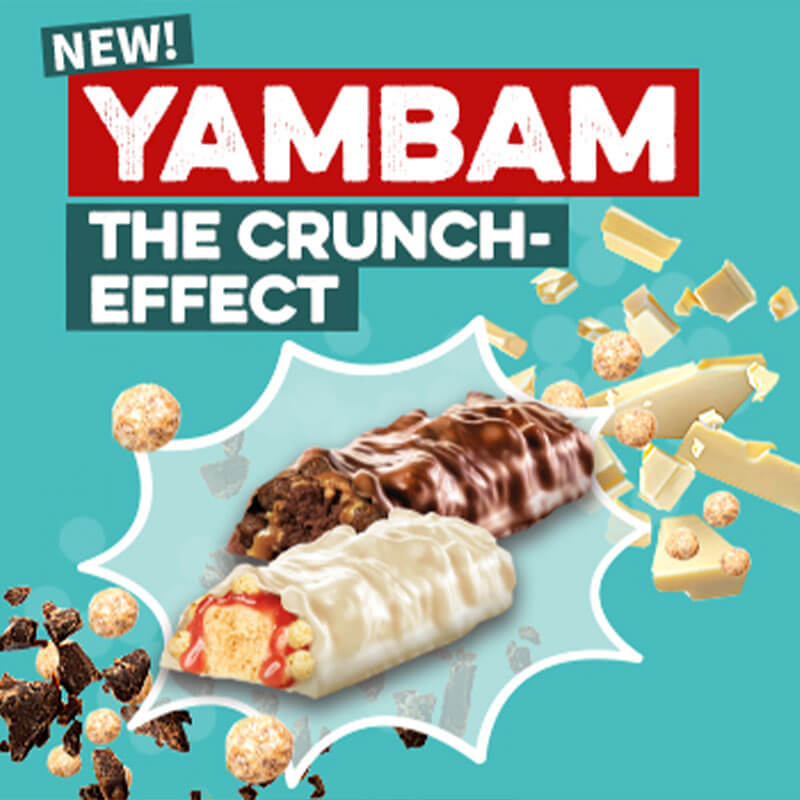 Yambam Crunch Protein Riegel