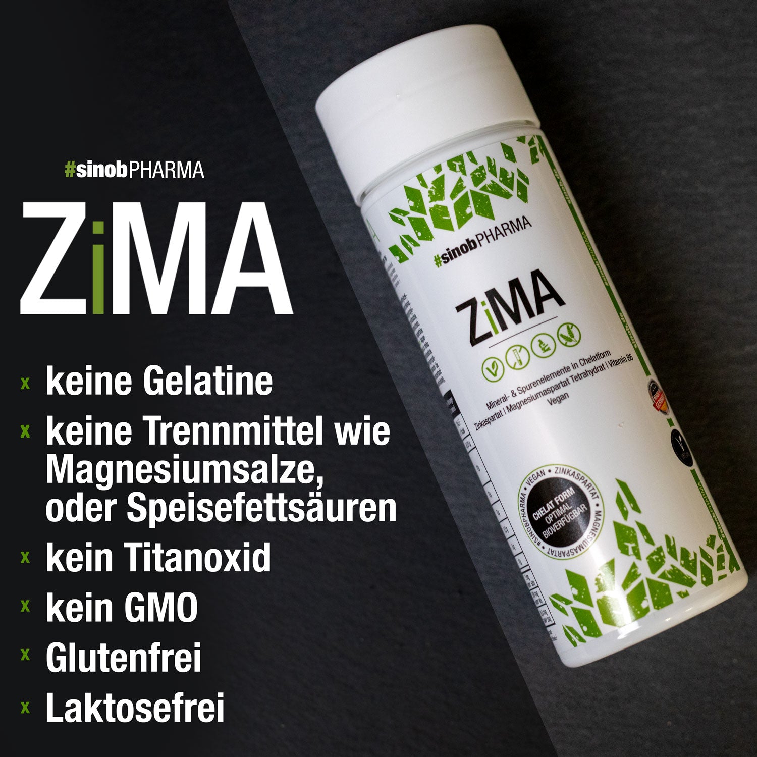 ZMA Zink Monomethionin Aspartat - 90 Kapseln
