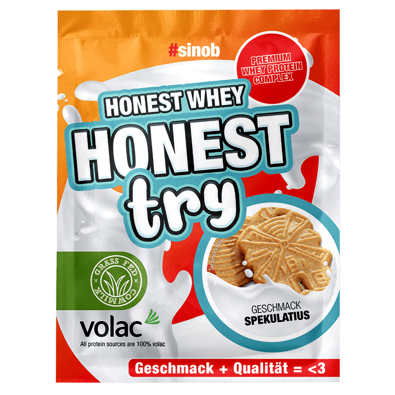 Honest Whey+ Try 30 g Proben
