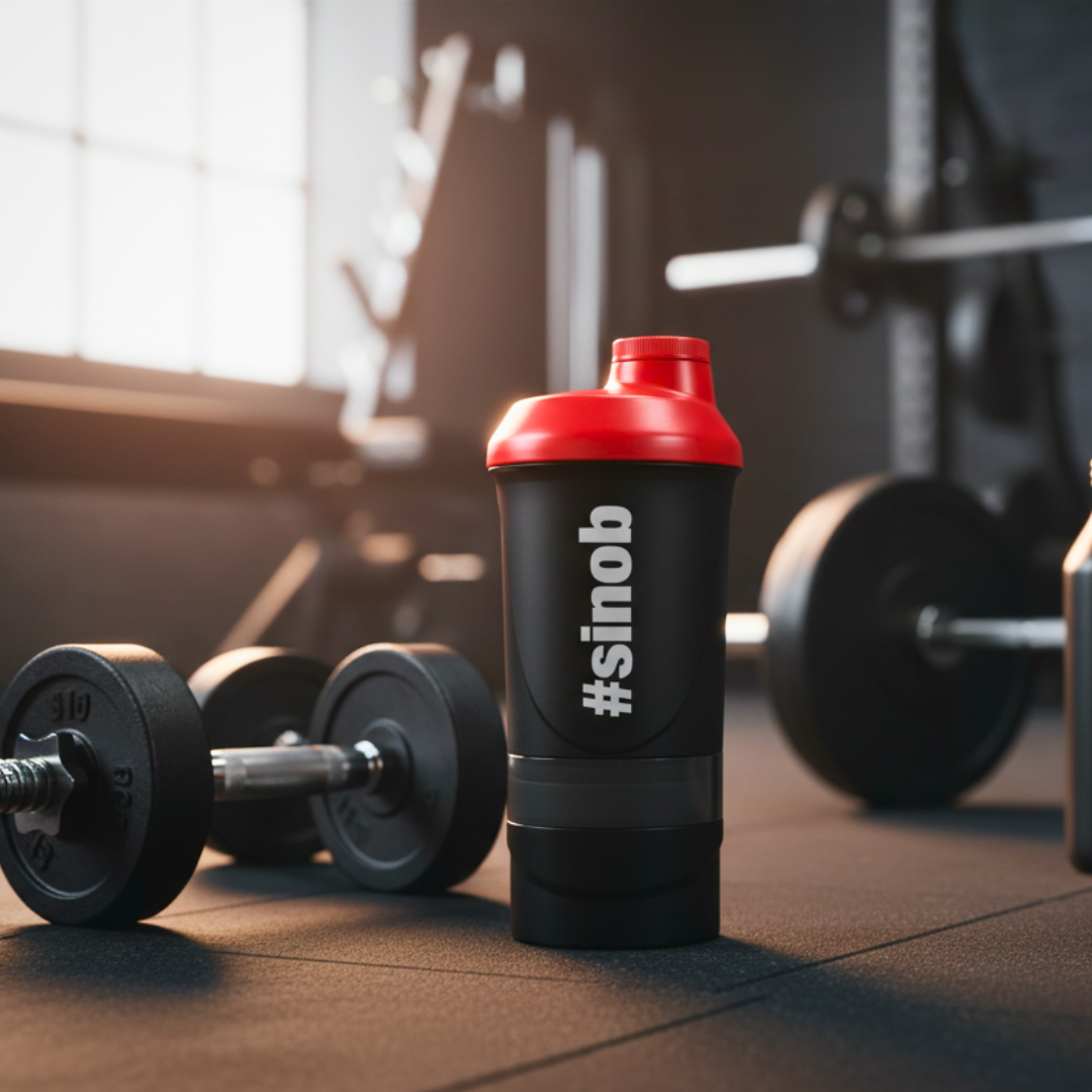 #sinob Wave Shaker 600 ml + 200 ml + 150 ml Storage-Kammern