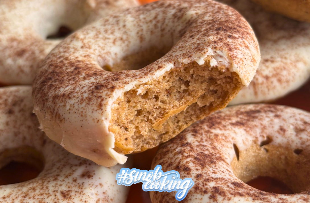 Pumpkin Spice Protein Donuts
