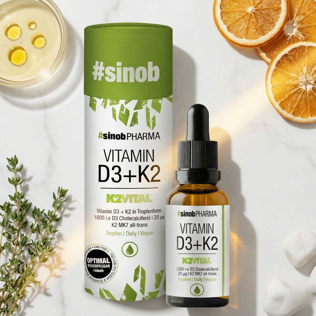 Vitamin D3 + K2 Tropfen von sinob