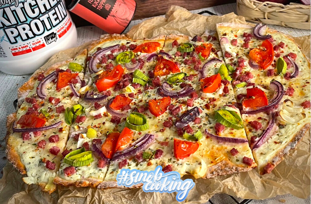 Protein-Flammkuchen