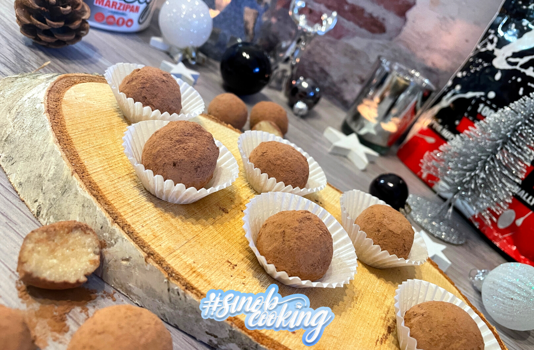 Zuckerfreie Marzipankartoffeln