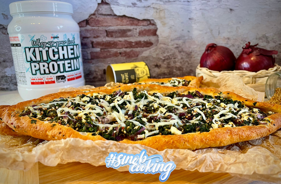 Protein-Spinat-Pide
