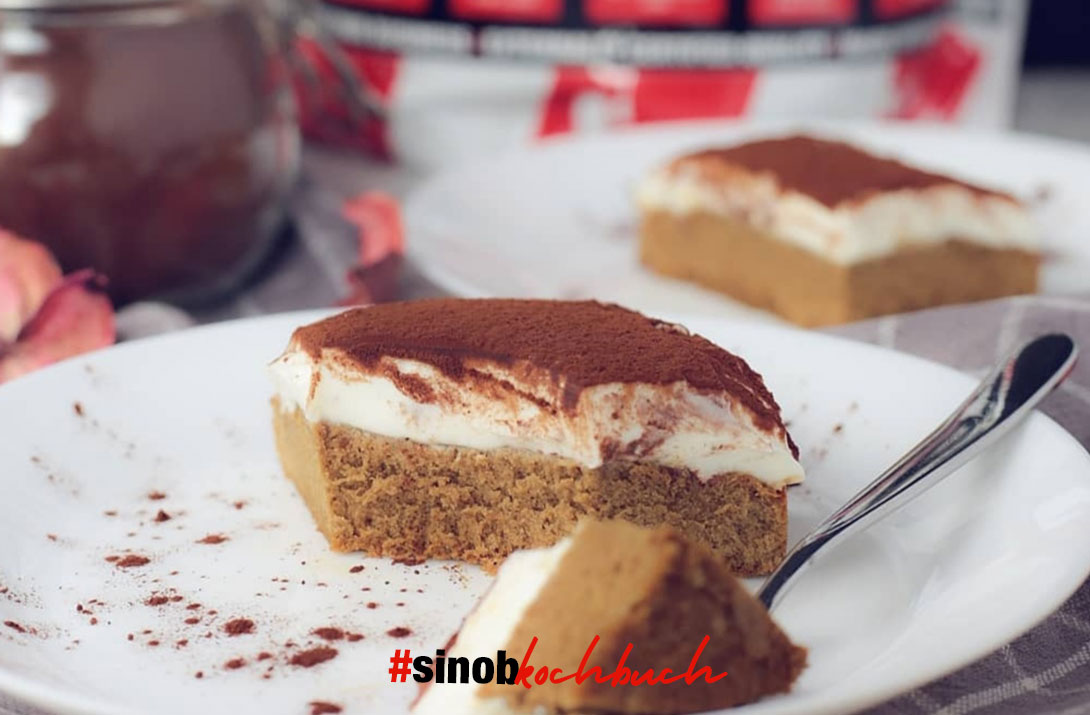 Kaffee-Creme-Schnitten