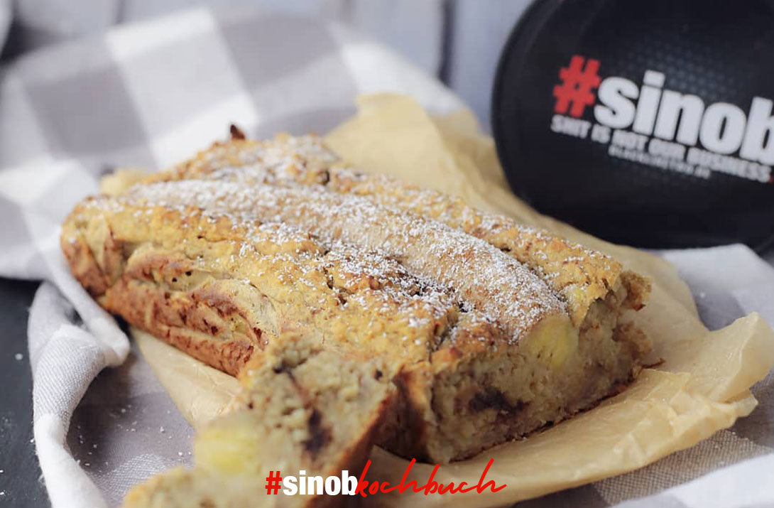 Veganes Protein-Bananenbrot