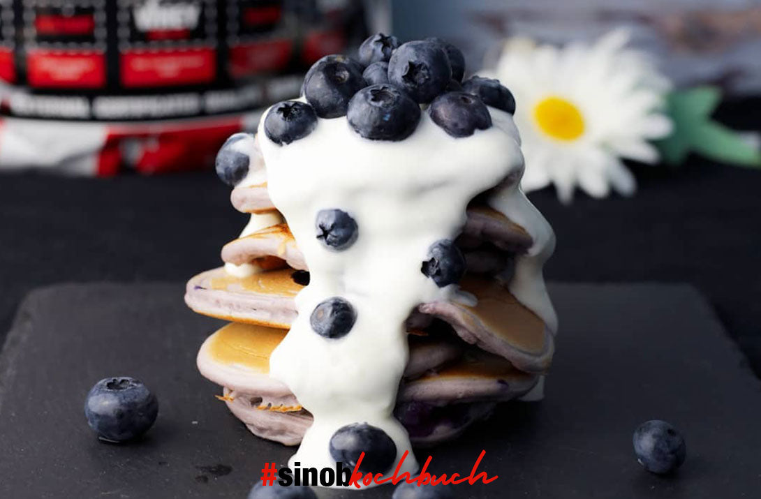 Blueberry-Protein-Pancakes