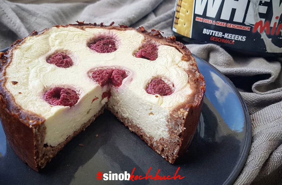 Haferflocken-Raspberry-Cheesecake