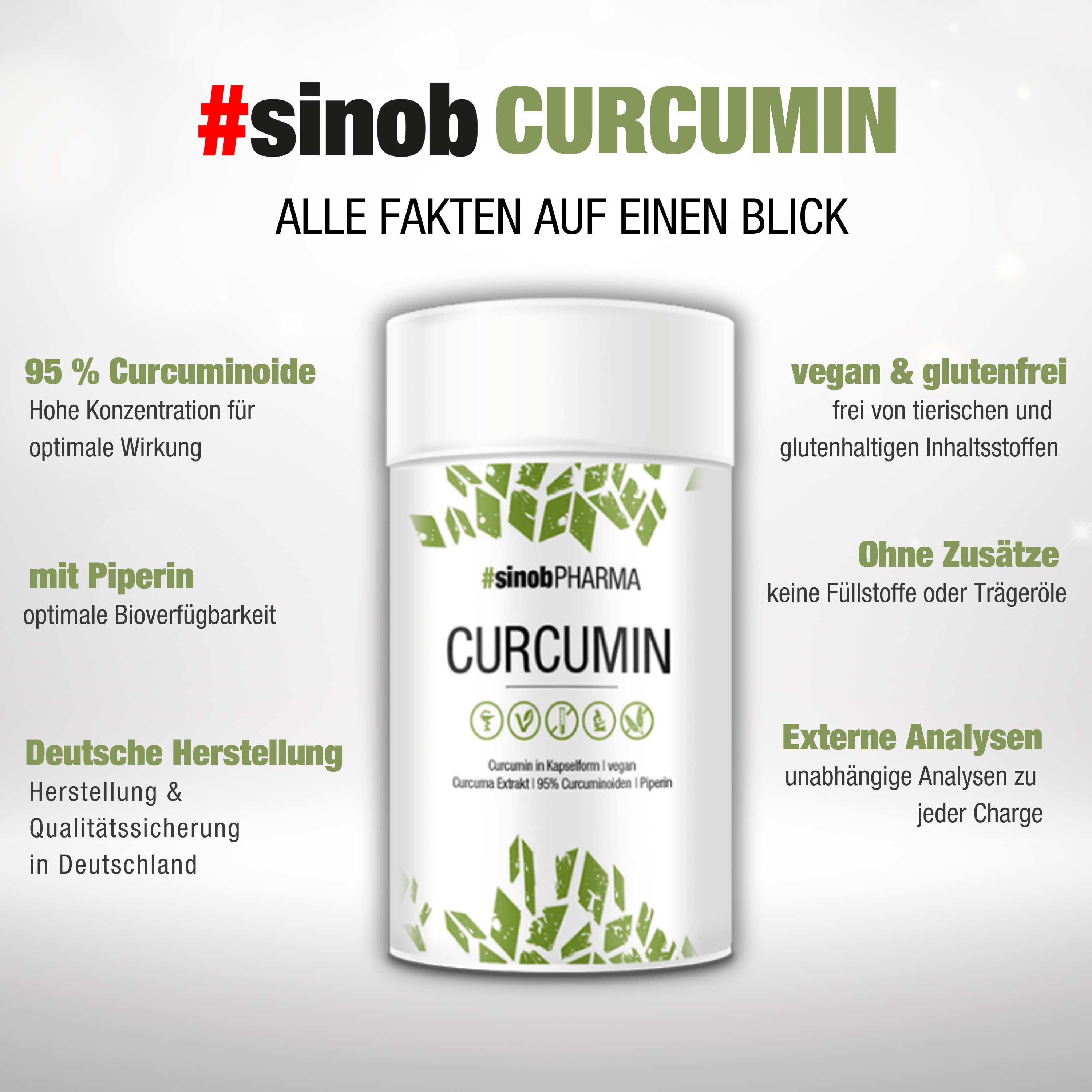 Curcumin 95% - 60 vegane Kapseln